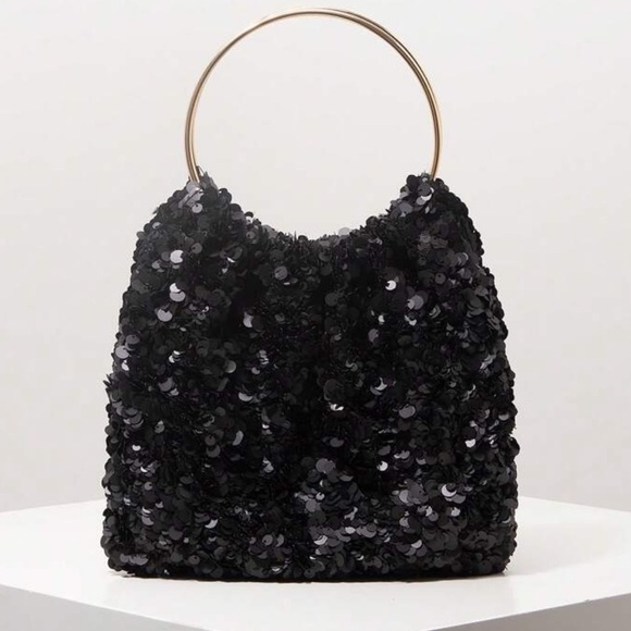 A+ Boutique Handbags - 🎩 Black Sequin Bag 🎩